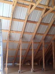 Cut each sheet to the desired size using a utility knife, then fasten it. Insulating Bare Metal Roof Over Hello We Have Recently Had A Small Two Story 24 Michelle Stilz 8 8 2018 I Have An Existing Metal Roof And Have A Question Metal Roofing Alliance Forum