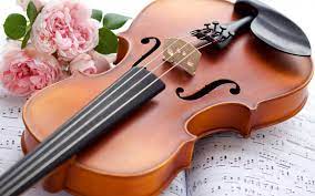 Violin And Flowers Violin Violin Music Music Instruments