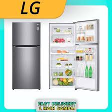 Lemari es 2 pintu adalah sistem baru yang tidak sama dari. Jual Promo Kulkas 2 Pintu Lg Gn B422sqcl 416 L Smart Inverter Gn B215sqmt Terbaru Juli 2021 Blibli