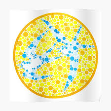 Weitere ideen zu regenbogenfarben, regenbogen farben, regenbogen. Poster Color Blind Test Redbubble