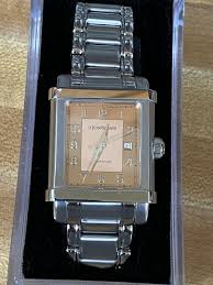 D. Jean Richard automatic Men salmon square frame Model 1058 Carre
