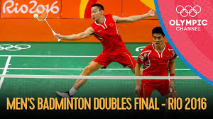 History of badminton in olympics. Men S Badminton Doubles Gold Medal Match Rio 2016 Replays Youtube