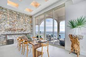 You can also use wood paneling and stone. 15 Gorgeous Dining Rooms With Stone Walls
