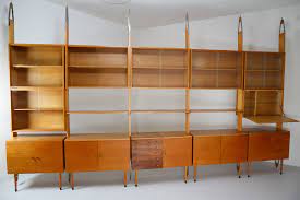 Amherst midcentury modern three shelf bookcase prepare. Large Mid Century Modern Wall Unit Or Bookshelf Praque 1960s Mid 20th Century Modernism Items By Category European Antiques Decorative