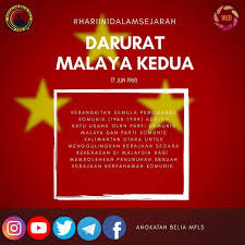 Ancaman parti komunis malaya dan darurat. Hari Ini Dalam Sejarah Exco Angkatan Belia Mfls Facebook