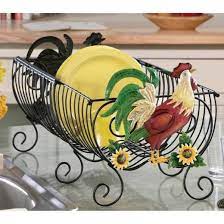 Rooster themed kitchen decor includes canister sets, servingware, table linens. Rooster Kitchen Decor Under 25 Rooster Kitchen Decor Rooster Decor Chicken Kitchen