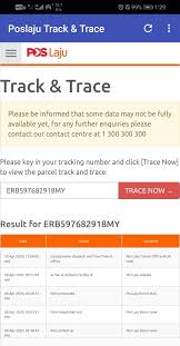 Enter malaysia poslaju tracking code to track and trace / check express parcel, domestic courier, pos, international ems, registered mail delivery status details online. Easy Poslaju Track Trace For Android Apk Download