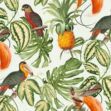 Posted in forest wallpaper nature wallpaper wallpapers. Erismann Paradisio Parrot Toucan Tropical Wallpaper Wallpaper From Wallpapershop Co Uk Uk