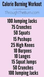 Calorie Burning Workout Calorie Burning Workouts Workout Routine Hourglass Workout