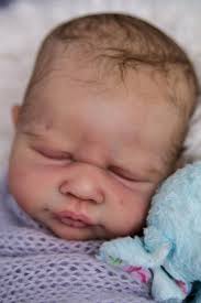 Sweet baby girl "Ethan" by Nicole Russell. ♥ She is still available and can  be a boy or girl, and can also still be combi'd. :D She will have lashes  coming too