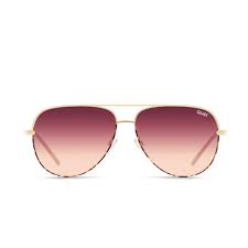 Womens Quay Sunglasses Sale NZ Online - Two Tone Gold Tortoise  Purple  Peach HIGH KEY