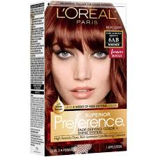 Auburn hair color is a color somewhere between red and also brown, more about you can use pictures modifying application to examine if warmed shade you wish. L Oreal Paris Superior Preference Permanent Hair Color 6ab Chic Auburn Brown Shop Hair Color At H E B