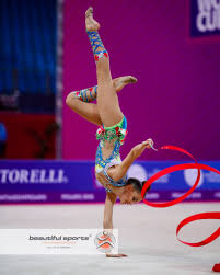 Agiurgiuculese and raffaeli lead italian charge in pesaro. Dina Averina Russia Ribbon Pesaro Italy 2018 04 15 14 Photo By Ulrich Fassbender Hudozhestvennaya Gimnastika Gimnastika Tanec