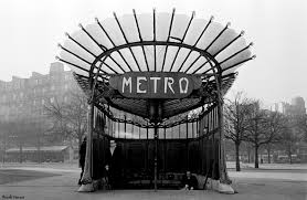 Humeur S Mimbeau Frank Horvat Metro Station Porte Bianco E Nero Iridi Abbazia
