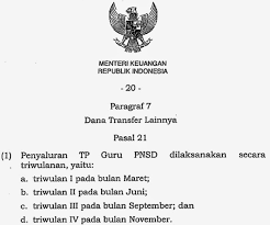 Mekanisme Pembayaran Tunjangan Profesi Guru Tpg 2015 Dadang Jsn