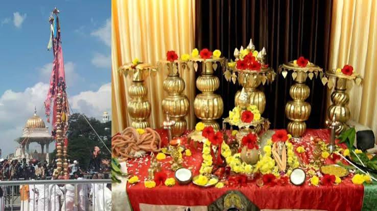 ನಂದಿಪೂಜೆ ಬಳಿಕವೇ ಜಂಬೂಸವಾರಿಗೆ ಮುನ್ನುಡಿ: ಈ ಪೂಜೆಯ ಹಿಂದಿದೆ ರಾಜರ ಕಾಲದ ಇತಿಹಾಸ | Mysuru dasara 2023 History behind Nandi Dhwaja Pooja | TV9 Kannada