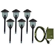 Portfolio 12 Light Bronze Low Voltage Path Light Landscape Light Kit Outdoor Lighting Kit Kichler Landscape Lighting Landscape Lighting