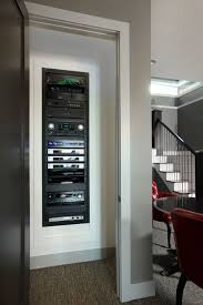 Cleanly Executed Cedia Media Room Installers Home Theater Rooms Media Room Design Home Technology Portable equipment rack system, pro2, 22 x 12 x 18 in., 2 adjustable 19in.