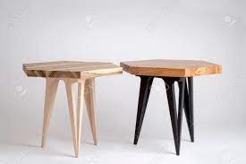 Maybe you would like to learn more about one of these? Two Modern Wooden Coffee Tables With Hexagonal Tops One With Stock Photo Picture And Royalty Free Image Image 89638261