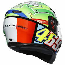Helm helm cat rossi harga rp 182.000 dikirim dari tangerang, banten. Agv Helm K 3 Sv Rossi Mugello 2017 Moto Akut De