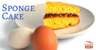 Temperature at centre of sponge cake. Sponge Cakes Cooksinfo