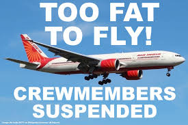 weight patrol air india suspends yet another 57 cabin crew