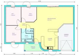 199 plans cotés à télécharger pour faire construire votre maison. Plan Maison 90m2 3 Chambres Politify Us