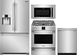 Find kitchenaid kitchen appliance packages at lowe's today. Frigidaire Frreradwmw10556 4 Piece Kitchen Appliances Package With French Door Refrigerator Gas Range Dishwasher And Over The Range Microwave In Stainless Steel