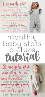 Child At Heart Blog Where Homemade Is Best Monthly Baby Pictures Baby Month By Month Baby Stats