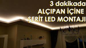 Güçlü ışık vermelerine rağmen az enerji tüketimi yapan led aydınlatma sistemleri. 3 Dakikada Alcipan Icine Serit Led Montaji Youtube