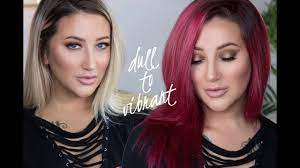 Burgundy is back!hair colour details:arual' hair dyes and developpers6. Diy Dull Blonde To Vibrant Red Back To School Hair Color Tutorial Youtube