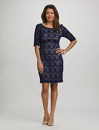 Scalloped Lace Dress Dressbarn Lace Dress Dresses Dress Barn Dresses
