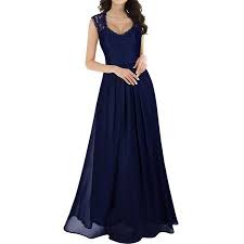 Free Shipping Buy Miusol Women 39 S Casual Deep V Neck Sleeveless Vintage Chiffon Maxi Dress At Walmart Com Maxi Dress Wedding Maxi Dress Vintage Maxi Dress