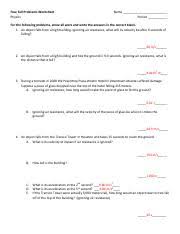 In each example, the problem solving strategy that was introduced earlier in this lesson will be utilized. Free Fall Practice 2 Docx Free Fall Problems Worksheet Name Physics Period For The Following Problems Show All Work And Write The Answers In The Course Hero