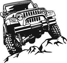 Boy Room Jeep Decal Garage Home Decor Wall Hanging Graphic By Berrysgoods 29 99 Pegatinas De Jeep Dibujos De Coches Carro Dibujo