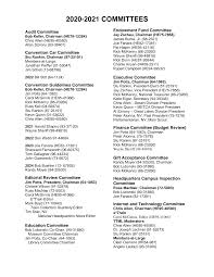 2020-2021 Committees