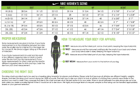 Nike Dri Fit Shirt Size Chart Www Bedowntowndaytona Com