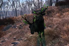 Because 3 radstag spawns from time to time there i had to load one of my previ. Fallout 4 009 Glowing Radstag By Unityofbrokenhills On Deviantart
