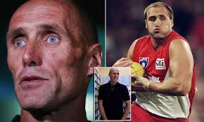 Tony Lockett's trim figure at Sport Australia Hall of Fame