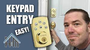 Tutorials and more, weiser is here to help. How To Change Keyless Entry Deadbolt Key Pad Code On Entry Door Easy Youtube