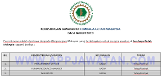 Jawatan kosong lembaga getah malaysia. Jawatan Kosong Terkini Di Lembaga Getah Malaysia Lgm Appjawatan Malaysia