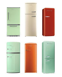 So Fun Would Be Hard Not To Get Too 50s Kitsch But I M Imagining With Clean Lines Subtle Grey And Subway T Vintage Fridge Retro Fridge Vintage Refrigerator
