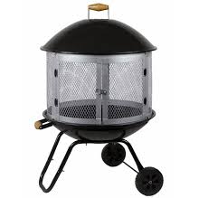 Coleman Fire Pit On Wheels Patio Fireplace Outdoor Wood Burning Fireplace Wood Burning Fire Pit