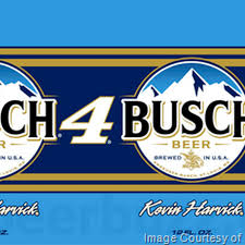 Listed is a nice clean, bright busch beer neon sign with the mountain background. Mybeerbuzz Com Bringing Good Beers Good People Together Busch Busch Light Kevin Harvick Nascar Cans