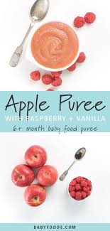 Apple Baby Food Puree 3 Delicious Ways Recipe Baby Puree Recipes Apple Baby Food Baby Food Recipes