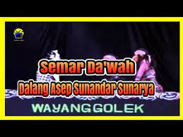 Semar Da Wah Wayang Golek Asep Sunandar Youtube