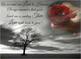 As We Send Our Love To Heaven Always Remember That Your Loved One Is Sending Their Love Right Back My Heart Quotes Angels In Heaven Miss You Mom