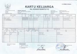 Nama kepala keluarga alamat rt / rw kelurahan. Kartu Keluarga Pdf