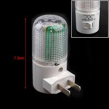 Bedroom Night Lights 6 Led Wall Plug Bright Nightlight Warm White Light Saving Energy Ac 220v Powered Bs Bedroom Night Light Safety Lights Night Lamps