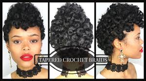 I used 4 packs total. Crochet Braids Tapered Cut With Curly Short Hair Ll Ft Trendy Tresses Youtube